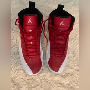 AIR JORDAN 12 RETRO GS 'GYM RED' Only worn once. No box. Men 8.5